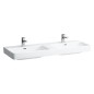 Laufen Pro S - Double-lavabo 1300x460 mm, 6 trous pour robinetterie, blanc H8149680001081 Laufen Pro S - Double-lavabo 1300x460 mm, 6 trous pour robinetterie, blanc H8149680001081