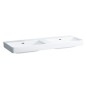 Laufen Pro S - Double-lavabo 1300x460 mm, sans trou pour robinetterie, avec LCC, blanc H8149684001091 Laufen Pro S - Double-lavabo 1300x460 mm, sans trou pour robinetterie, avec LCC, blanc H8149684001091