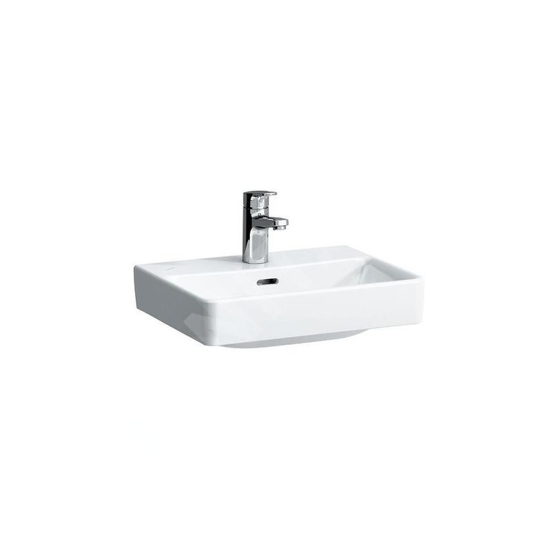 Laufen Pro S - Lave-mains, 450x340 mm, 1 trou pour robinetterie, blanc H8169610001041