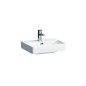 Laufen Pro S - Lave-mains, 450x340 mm, 1 trou pour robinetterie, avec LCC, blanc H8169614001041