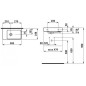 Laufen Pro S - Lave-mains, 480x280 mm, sans trou pour mitigeur, avec LCC, blanc H8159554001091