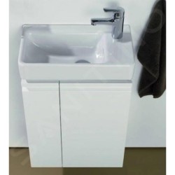 Laufen Pro S - Lave-mains, 480x280 mm, 1 trou pour mitigeur à droite, avec LCC, blanc H8159544001041