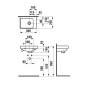 Laufen Pro S - Lave-mains 360x250 mm, sans trou pour robinetterie, blanc H8159600001091