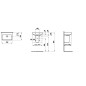 Laufen Pro S - Lavabo 450x340 mm, sans ouverture pour mitigeur, sans trop-plein, blanc H8159610001421