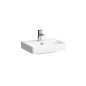 Laufen Pro S - Lave-mains, 450x340 mm, 1 trou pour robinetterie, avec LCC, blanc H8159614001041