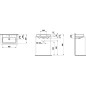 Laufen Pro S - Lavabo Compact, 600x380 mm, 1 trou pour robinetterie, avec LCC, blanc H8179594001041 Laufen Pro S - Lavabo Compact, 600x380 mm, 1 trou pour robinetterie, avec LCC, blanc H8179594001041