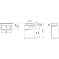 Laufen Pro S - Lavabo Compact, 600x380 mm, sans trou pour robinetterie, sans trop-plein, avec LCC, blanc H8179594001421 Laufen Pro S - Lavabo Compact, 600x380 mm, sans trou pour robinetterie, sans trop-plein, avec LCC, blanc H8179594001421