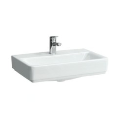 Laufen Pro S - Lavabo Compact, 550x380 mm, 1 trou robinetterie, sans trop-plein, avec LCC, blanc H8179584001561