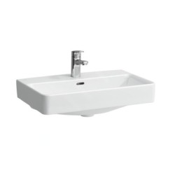 Laufen Pro S - Lavabo Compact, 600x380 mm, 1 trou pour robinetterie, blanc H8179590001041