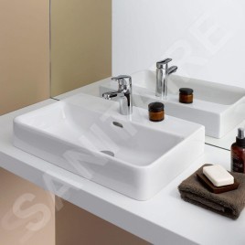 Laufen Pro S - Lavabo Compact, 550x380 mm, 1 trou pour robinetterie, sans trop-plein, blanc H8179580001561