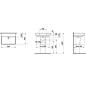 Laufen Pro S - Lavabo, 600x465 mm, sans trou pour robinetterie, avec LCC, blanc H8169634001091 Laufen Pro S - Lavabo, 600x465 mm, sans trou pour robinetterie, avec LCC, blanc H8169634001091