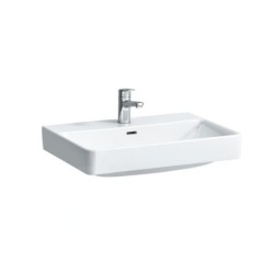 Laufen Pro S - Lavabo, 650x465 mm, 3 trous pour robinetterie, blanc H8169640001081