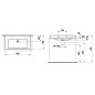 Laufen Pro S - Lavabo 850x460 mm, sans trou pour robinetterie, avec LCC, blanc H8169654001091 Laufen Pro S - Lavabo 850x460 mm, sans trou pour robinetterie, avec LCC, blanc H8169654001091