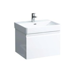 Laufen Pro S - Lavabo, 650x465 mm, 1 trou pour robinetterie, avec LCC, blanc H8169644001041