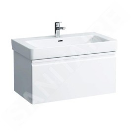 Laufen Pro S - Lavabo, 850x460 mm, 3 trous pour robinetterie, avec LCC, blanc H8169654001081