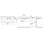 Laufen Pro S - Lavabo, 1050x460 mm, 3 trous pour robinetterie, avec LCC, blanc H8169664001081 Laufen Pro S - Lavabo, 1050x460 mm, 3 trous pour robinetterie, avec LCC, blanc H8169664001081