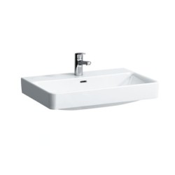 Laufen Pro S - Lavabo, 700x465 mm, 1 trou pour robinetterie, avec LCC, blanc H8169674001041