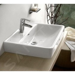 Laufen Pro - Lavabo, 600x480 mm, 1 trou pour robinetterie, blanc H8179520001041