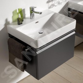 Laufen Pro S - Lavabo, 700x465 mm, 3 trous pour robinetterie, avec LCC, blanc H8169674001081