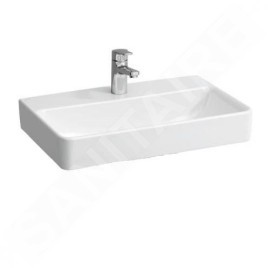 Laufen Pro S - Lavabo Compact, 600x380 mm, 1 trou pour robinetterie, sans trop-plein, blanc H8189590001561