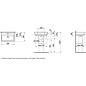 Laufen Pro S - Lavabo Compact, 550x380 mm, 1 trou pour robinetterie, blanc H8189580001041 Laufen Pro S - Lavabo Compact, 550x380 mm, 1 trou pour robinetterie, blanc H8189580001041