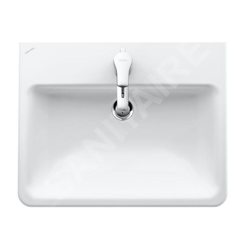 Laufen Pro S - Lavabo à encastré, 560x440 mm, 3 trou pour robinetterie, blanc H8189630001081 Laufen Pro S - Lavabo à encastré, 560x440 mm, 3 trou pour robinetterie, blanc H8189630001081