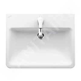 Laufen Pro S - Lavabo à encastrer, 560x440 mm, 1 trou pour robinetterie, blanc H8189630001041