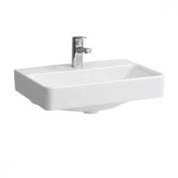 Laufen Pro S - Lavabo Compact, 550x380 mm, 1 trou robinetterie, sans trop-plein, avec LCC, blanc H8189584001561