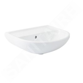 Jika Lyra plus - Lavabo, 650x520 mm, avec trop-plein, blanc H8143840001091