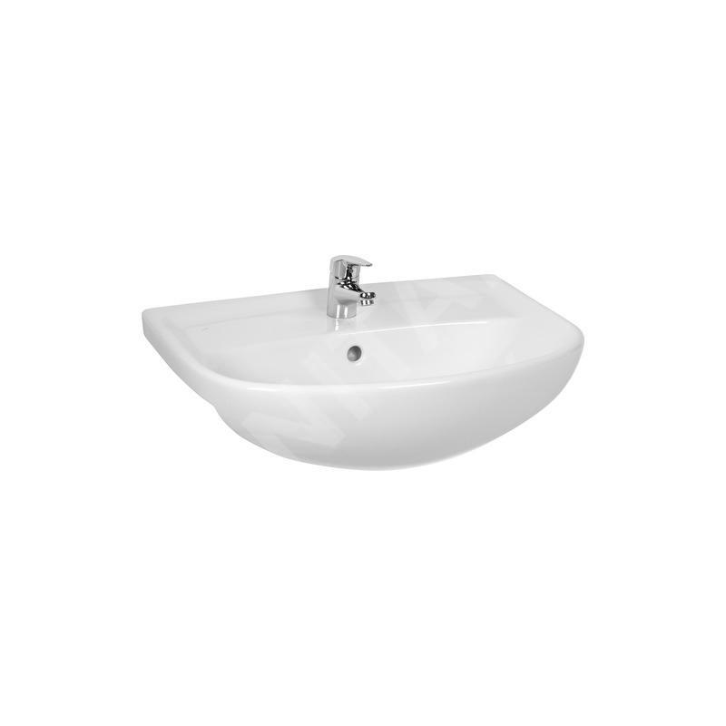 Jika Lyra plus - Lavabo, 600x460 mm, avec trop-plein, trou pour robinetterie, blanc H8133830001041 Jika Lyra plus - Lavabo, 600x460 mm, avec trop-plein, trou pour robinetterie, blanc H8133830001041