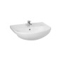 Jika Lyra plus - Lavabo, 600x460 mm, avec trop-plein, trou pour robinetterie, blanc H8133830001041 Jika Lyra plus - Lavabo, 600x460 mm, avec trop-plein, trou pour robinetterie, blanc H8133830001041