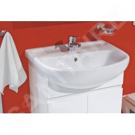 Jika Lyra plus - Lavabo, 600x460 mm, avec trop-plein, trou pour robinetterie, blanc H8133830001041