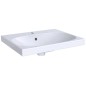Geberit Acanto - Lavabo 600x482 mm, avec 1 trou, avec trop-plein, avec KeraTect, blanc 500.620.01.8 Geberit Acanto - Lavabo 600x482 mm, avec 1 trou, avec trop-plein, avec KeraTect, blanc 500.620.01.8