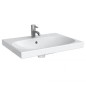 Geberit Acanto - Lavabo 650x482 mm, avec 1 trou, avec trop-plein, avec KeraTect, blanc 500.621.01.8 Geberit Acanto - Lavabo 650x482 mm, avec 1 trou, avec trop-plein, avec KeraTect, blanc 500.621.01.8