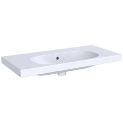 Geberit Acanto - Lavabo 900x422 mm, sans trou, avec trop-plein, blanc 500.634.01.2