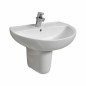 Kolo Rekord - Lavabo, 600x455 mm, 1 trou pour robinetterie, blanc K91160000