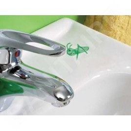 Jika Baby - Lave-mains enfant 450x370 mm, avec trop-plein, avec trou pour robinetterie, blanc alpin H8156140001341