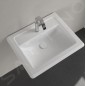 Villeroy & Boch Hommage - Lavabo avec trop-plein, 630 mm x 525 mm, avec Ceramicplus, blanc - lavabo un trou 710263R1 Villeroy & Boch Hommage - Lavabo avec trop-plein, 630 mm x 525 mm, avec Ceramicplus, blanc - lavabo un trou 710263R1