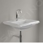 Villeroy & Boch Hommage - Lavabo avec trop-plein, 630 mm x 525 mm, avec Ceramicplus, blanc - lavabo un trou 710263R1 Villeroy & Boch Hommage - Lavabo avec trop-plein, 630 mm x 525 mm, avec Ceramicplus, blanc - lavabo un trou 710263R1