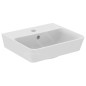 Ideal Standard Connect Air - Lavabo Cube, 400x350x160 mm, avec déversoir,  ouverture pour mitigeur, avec Ideal Plus, blanc