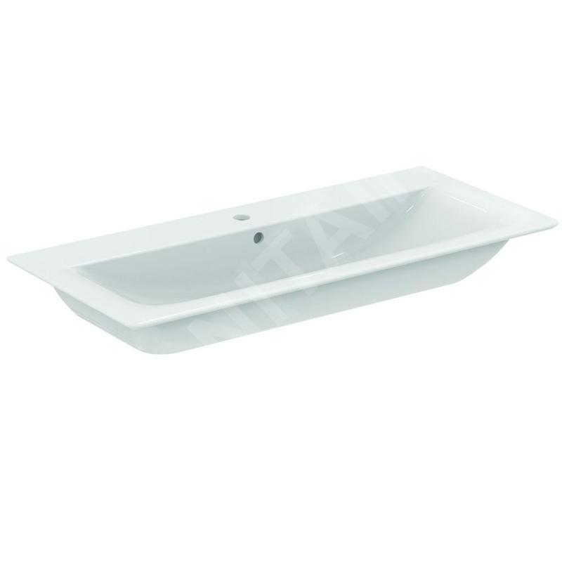 Ideal Standard Connect Air - Double lavabo d’ameublement, 1.040x460x160 mm, avec déversoir, avec Ideal Plus, blanc E0274MA Ideal Standard Connect Air - Double lavabo d’ameublement, 1.040x460x160 mm, avec déversoir, avec Ideal Plus, blanc E0274MA