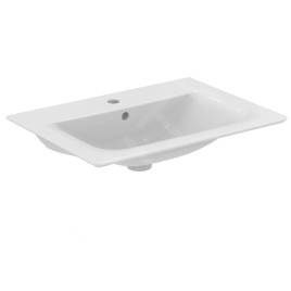 Ideal Standard Connect Air - Lavabo d’ameublement, 640x460x165 mm, avec déversoir, avec trou pour mitigeur, avec Ideal Plus,