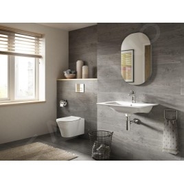 Ideal Standard Connect Air - Lavabo d’ameublement, 640x460x165 mm, avec déversoir, avec trou pour mitigeur, avec Ideal Plus,