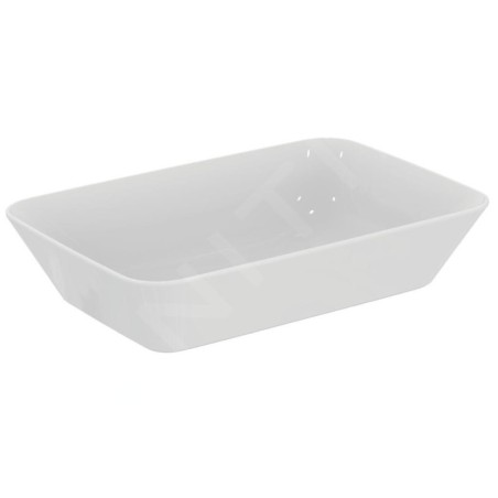 Ideal Standard Connect Air - Lavabo pour plaque 600x400x130 mm, avec Ideal Plus, blanc E0348MA