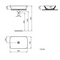 Ideal Standard Connect Air - Lavabo pour plaque 600x400x130 mm, avec Ideal Plus, blanc E0348MA Ideal Standard Connect Air - Lavabo pour plaque 600x400x130 mm, avec Ideal Plus, blanc E0348MA