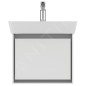 Ideal Standard Connect Air - Lavabo Cube 550x460x160 mm, avec un trou pour mitigeur, blanc E029901