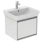 Ideal Standard Connect Air - Lavabo Cube 550x460x160 mm, avec déversoir, ouverture pour mitigeur, avec Ideal Plus, blanc E0299MA Ideal Standard Connect Air - Lavabo Cube 550x460x160 mm, avec déversoir, ouverture pour mitigeur, avec Ideal Plus, blanc E0299MA