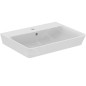 Ideal Standard Connect Air - Lavabo Cube 600x460x160 mm, avec déversoir, ouverture pour mitigeur, avec Ideal Plus, blanc E0298MA Ideal Standard Connect Air - Lavabo Cube 600x460x160 mm, avec déversoir, ouverture pour mitigeur, avec Ideal Plus, blanc E0298MA