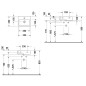 Duravit Vero - Meuble lave-mains 450x350 mm, avec un trou pour robinetterie, blanc alpin 0704450027