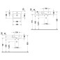 Duravit Vero - Lave-mains 450x350 mm, avec un trou pour robinet, avec WonderGliss, blanc alpin 07044500001